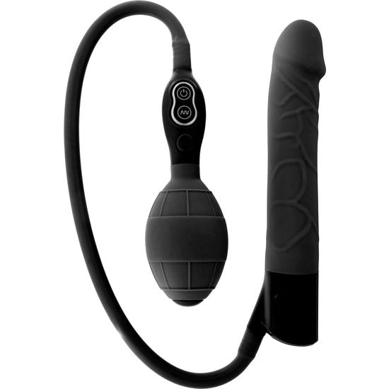 SEVEN CREATIONS - VIBRATEUR GONFLABLE NOIR - Sensualia