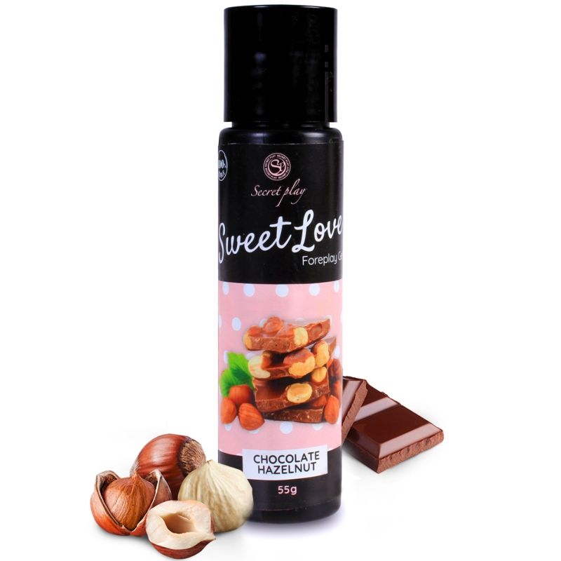 SECRETPLAY - GEL SWEET LOVE CHOCOLAT A LA NOISETTE 60 ML - Sensualia