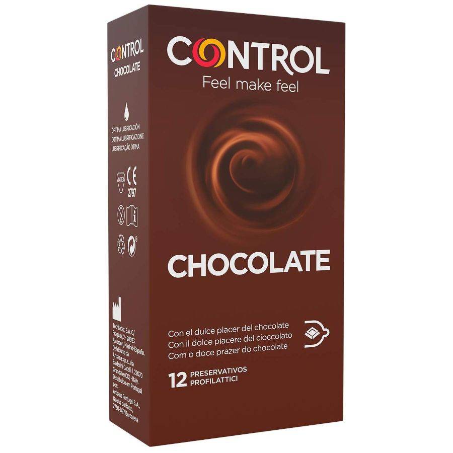 CONTROL - ADAPTA CHOCOLATE CONDOMS 12 UNITS - Sensualia