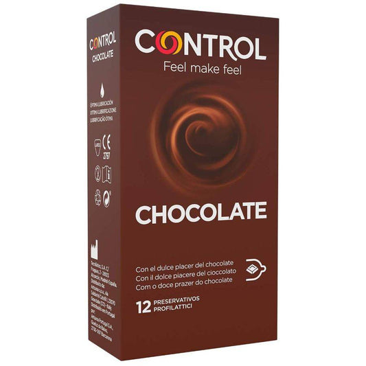 CONTROL - ADAPTA CHOCOLATE CONDOMS 12 UNITS - Sensualia