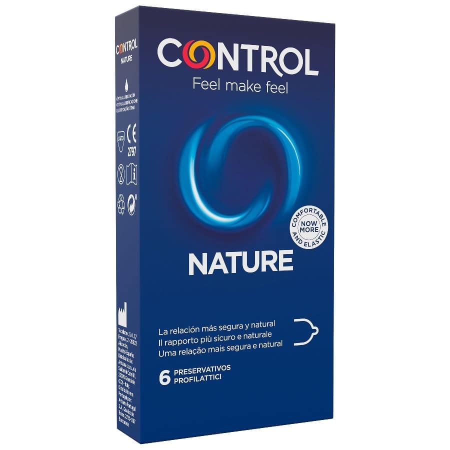 CONTROL - PRÉSERVATIFS ADAPTA NATURE 6 UNITÉS - Sensualia