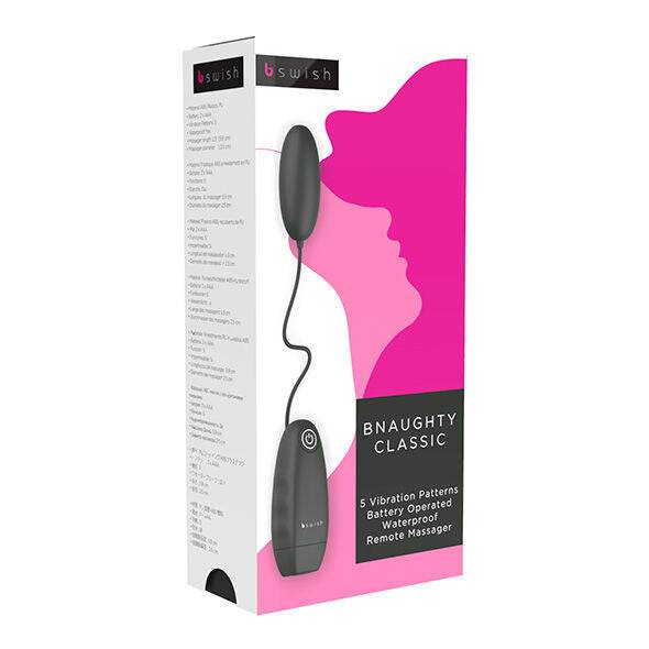 B SWISH - BNAUGHTY CLASSIC BULLET VIBRANT NOIR - Sensualia