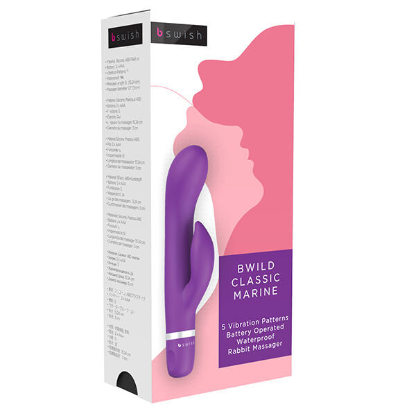 B SWISH - VIBRATEUR BWILD CLASSIC MARINE RABBIT VIOLET - Sensualia