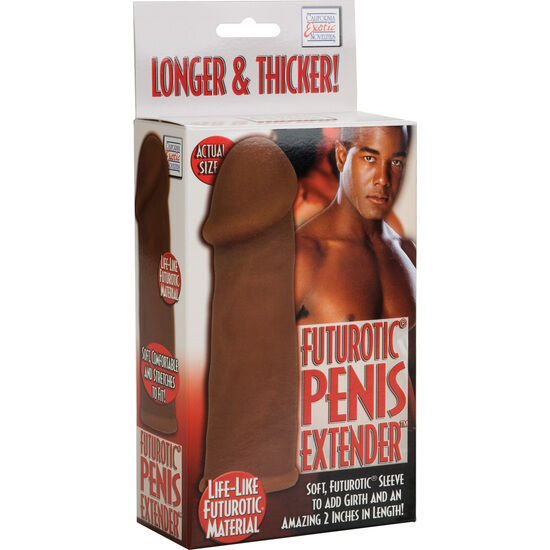 CALEXOTICS - EXTENSION DE PÉNIS FUTUROTIQUE MARRON - Sensualia