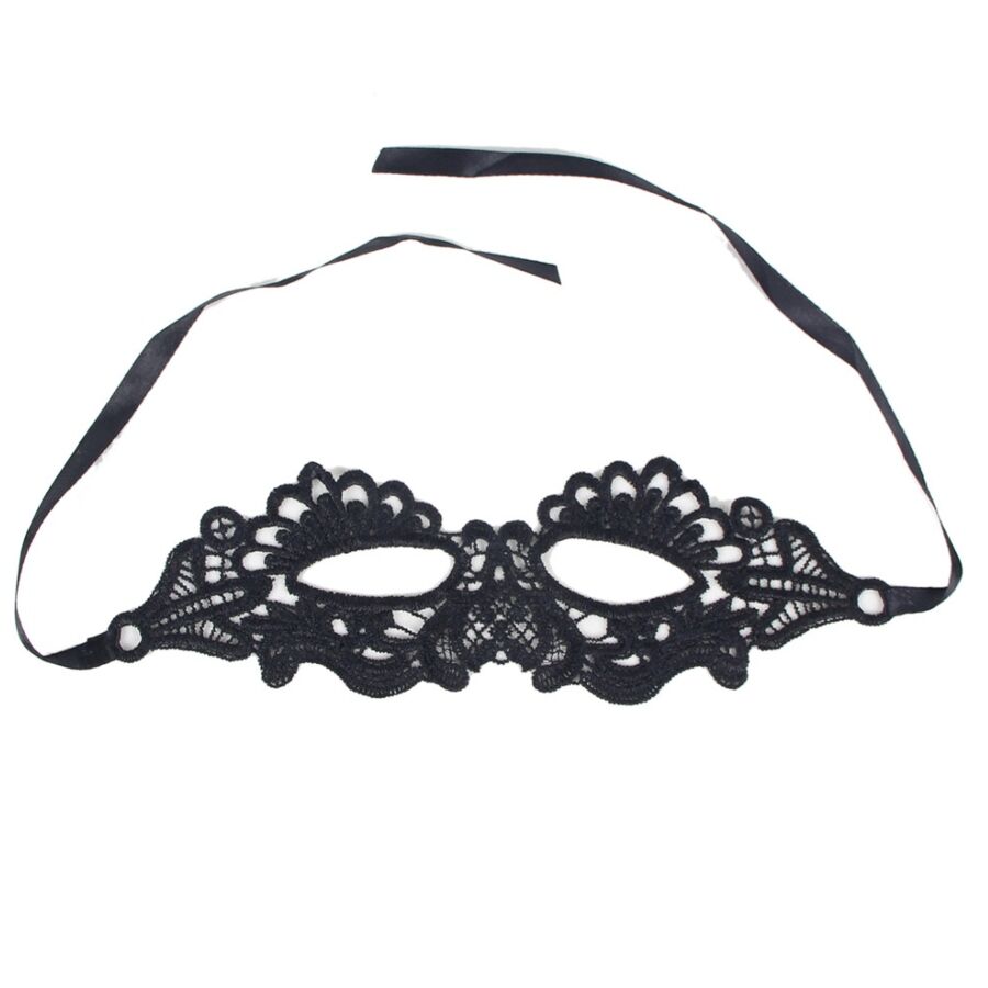 QUEEN LINGERIE - MASQUE NOIR TAILLE UNIQUE - Sensualia