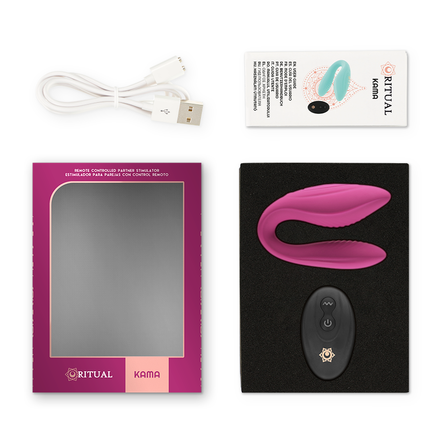 RITHUAL - TÉLÉCOMMANDE KAMA POUR COUPLES AZABACHE - Sensualia