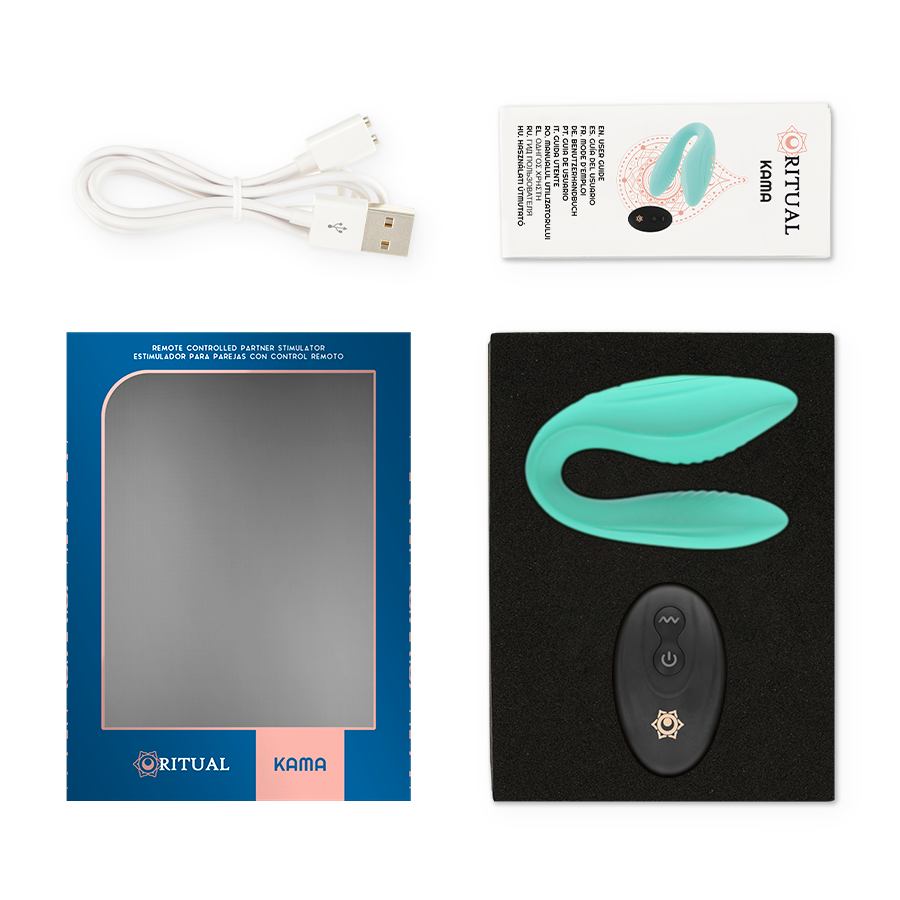 RITHUAL - TÉLÉCOMMANDE KAMA POUR COUPLES AZABACHE - Sensualia
