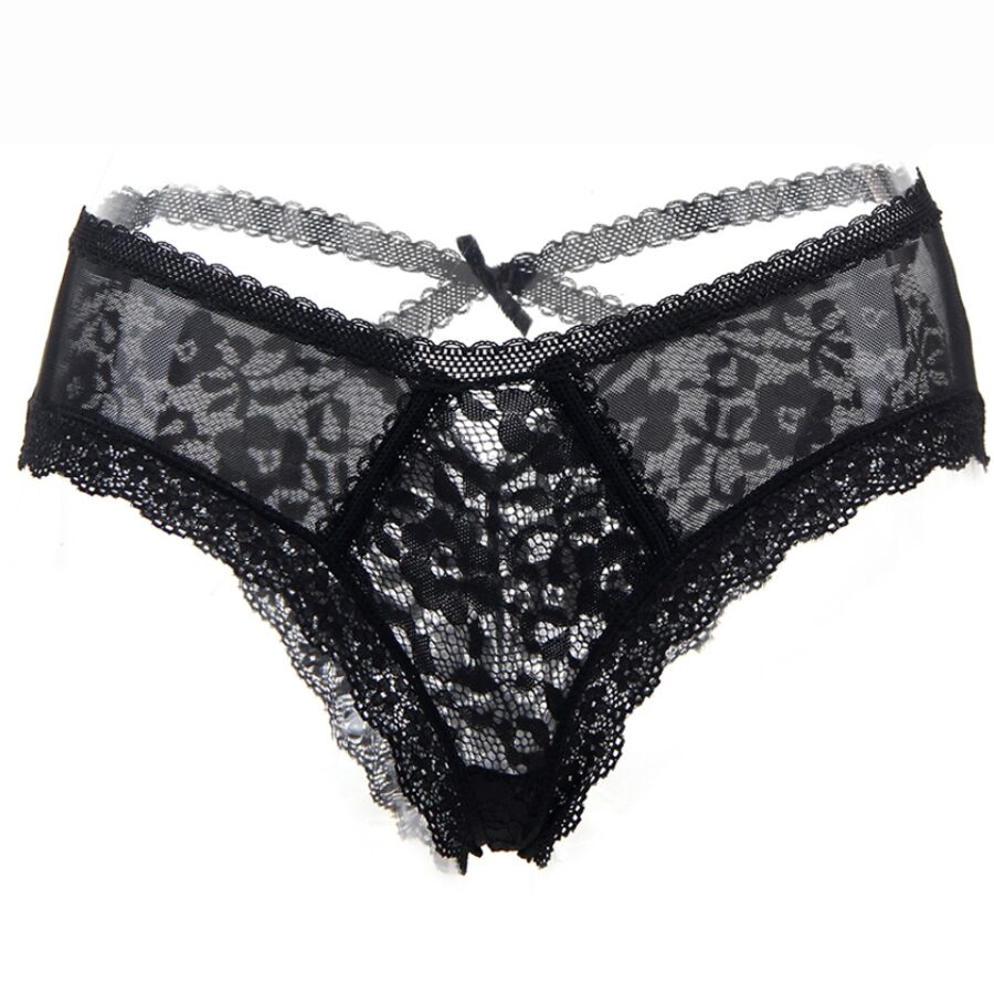 QUEEN LINGERIE - CULOTTE DENTELLE FLORALE S/M - Sensualia