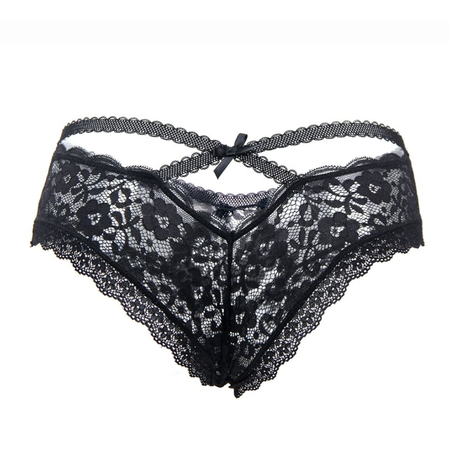 QUEEN LINGERIE - CULOTTE DENTELLE FLORALE S/M - Sensualia