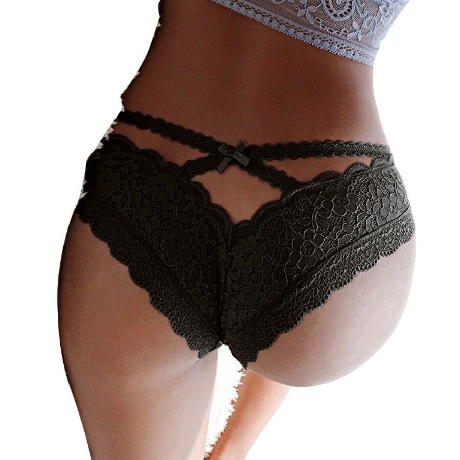 QUEEN LINGERIE - CULOTTE DENTELLE FLORALE S/M - Sensualia