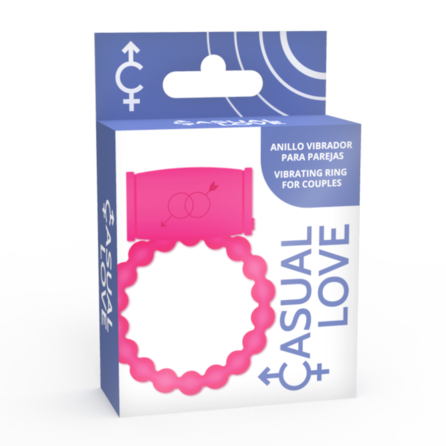 CASUAL LOVE - BAGUE VIBRATRICE 25 ROSE - Sensualia
