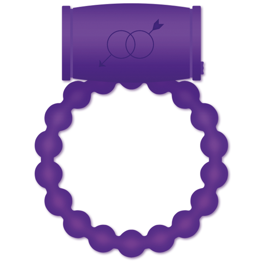 CASUAL LOVE - ANNEAU VIBRATEUR COUPLE 25 VIOLET - Sensualia