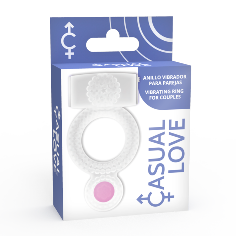 CASUAL LOVE - BAGUE TRANSPARENTE DOUBLE PLAISIR - Sensualia