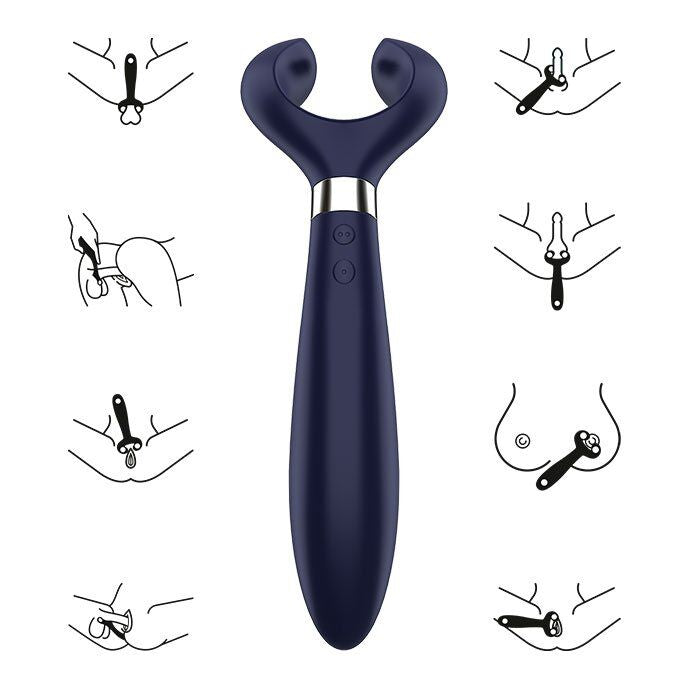 SATISFYER - ENDLESS FUN MULTI VIBRADOR 3 AZUL - Sensualia