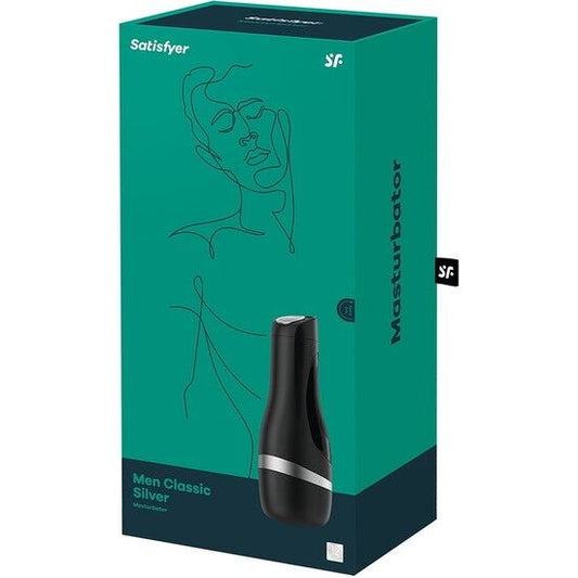 SATISFYER - MASTURBADOR MEN CLASSIC NEGRO - Sensualia
