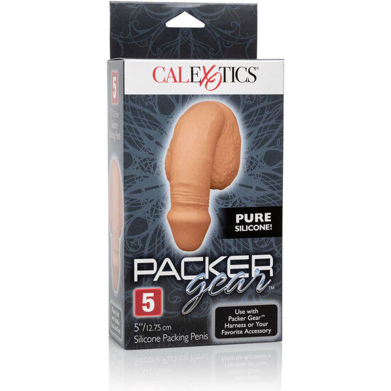 CALEXOTICS - EMBALLAGE SILICONE PÉNIS 12.75 CM CARAMEL - Sensualia