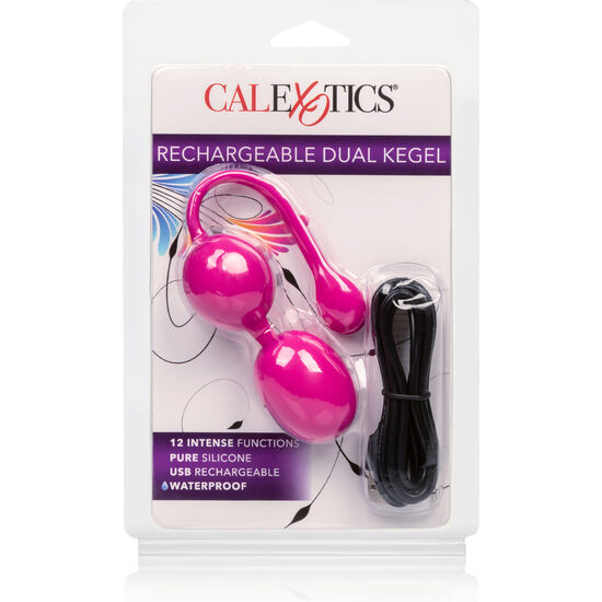 CALEXOTICS - RECHARGEABLE DOUBLE KEGEL ROSE - Sensualia