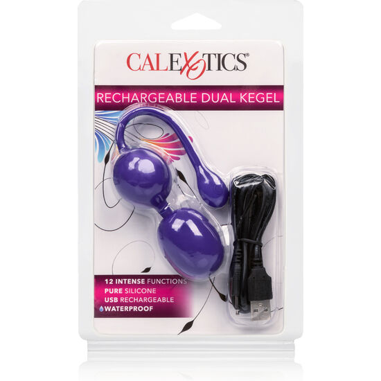 CALEXOTICS - RECHARGEABLE DUAL KEGEL VIOLET - Sensualia