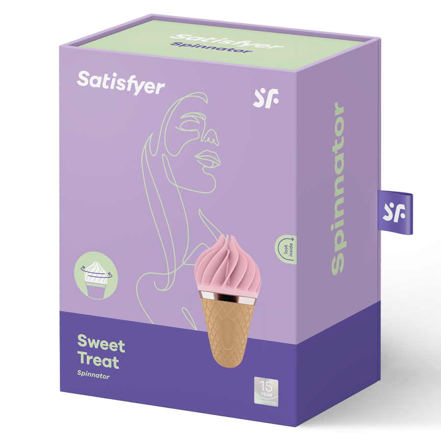 SATISFYER - SWEET TREAT SPINNATOR NEGRO - Sensualia