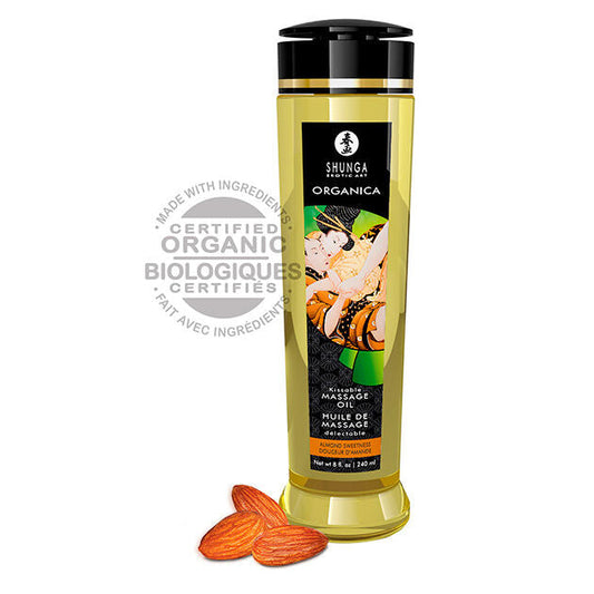 SHUNGA - HUILE DE MASSAGE AUX AMANDES BIO 240 ML SHUNGA OILS