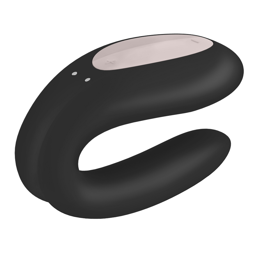 SATISFYER - DOUBLE JOY CON APP MORADO - Sensualia