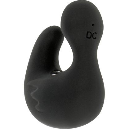 BLACK&SILVER - DÉ À DÉS À CANARD RECHARGEABLE EN SILICONE STIMULANT DUCKYMANIA BLACK&SILVER