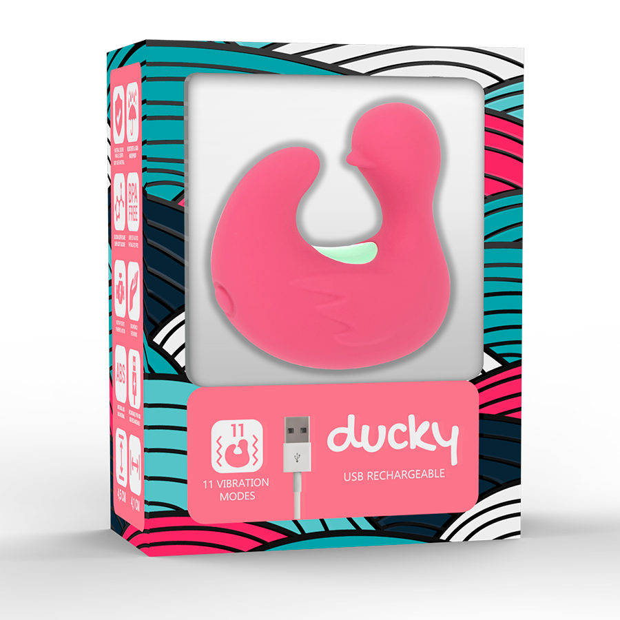 HAPPY LOKY - DUCKYMANIA DOIGT STIMULATEUR EN SILICONE RECHARGEABLE - Sensualia