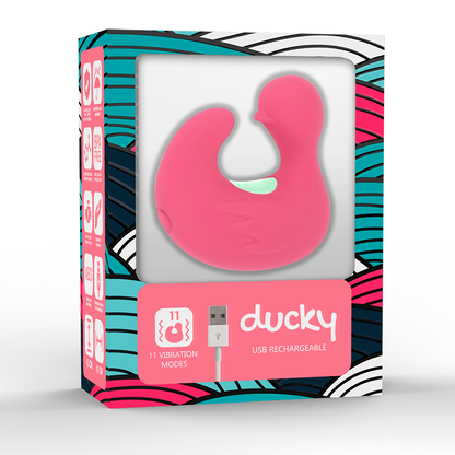 HAPPY LOKY - DUCKYMANIA DOIGT STIMULATEUR EN SILICONE RECHARGEABLE - Sensualia