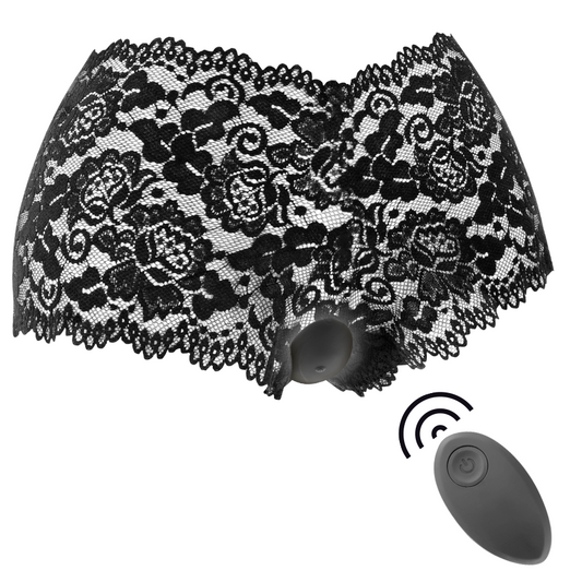 BLACK&SILVER - STIMULATEUR À TÉLÉCOMMANDE ZARA AVEC CULOTTE GRATUITE BLACK&SILVER