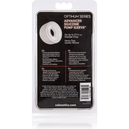 CALEXOTICS - MANCHON DE POMPE EN SILICONE ADV TRANSPARENT - Sensualia