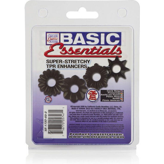 CALEXOTICS - PAQUET DE 4 ESSENTIELS DE BASE - Sensualia