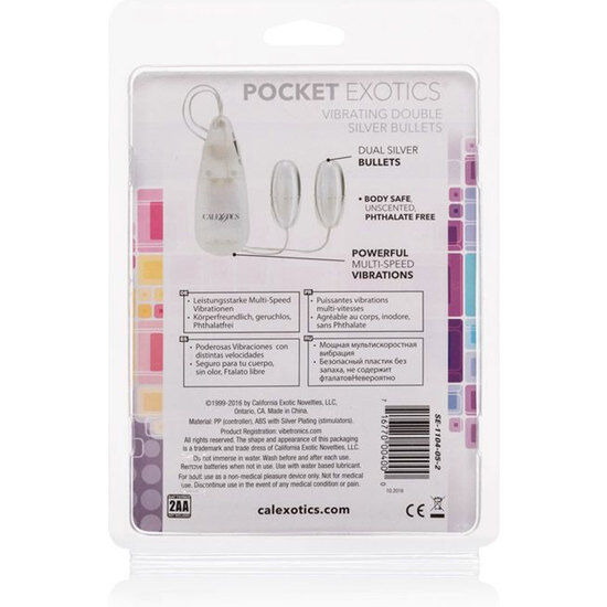 CALEXOTICS - BALLES VIBRANTES DUO ARGENT - Sensualia