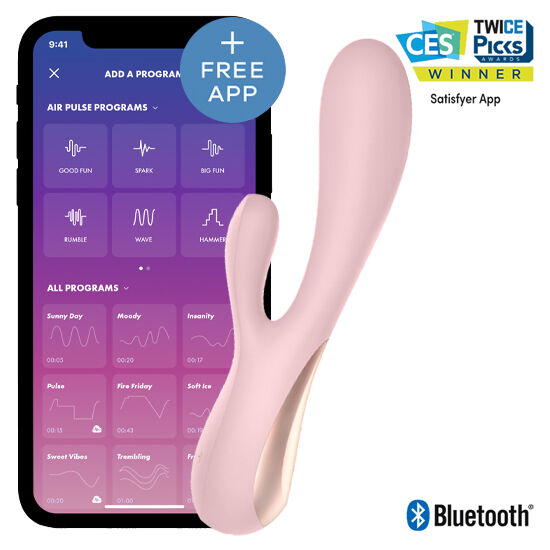 SATISFYER MONO FLEX ROSA CON APP - Sensualia