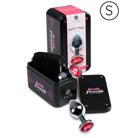 SECRETPLAY - PLUG ANAL ALUMINIUM FUCHSIA 7 CM - Sensualia