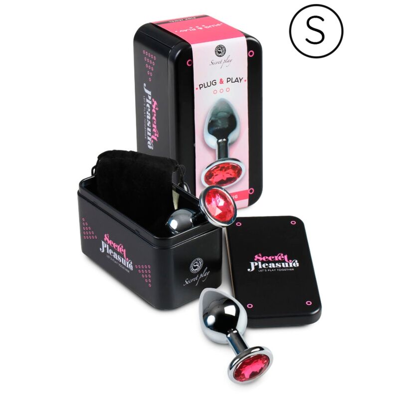 SECRETPLAY - PLUG ANAL ALUMINIUM FUCHSIA 7 CM - Sensualia