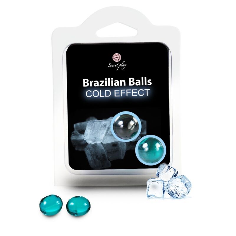 SECRETPLAY - BALLES BRÉSILIENNES EFFET FROID 2 UNITÉS - Sensualia