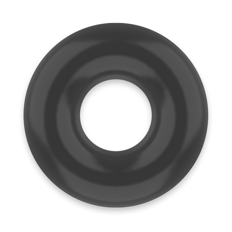 POWERING - ANNEAU PÉNIS SUPER FLEXIBLE ET RÉSISTANT 4,5CM NOIR - Sensualia