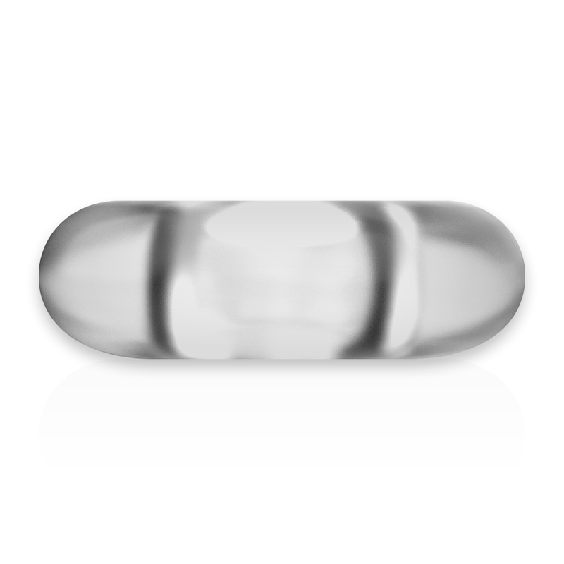 POWERING - ANNEAU PÉNIS SUPER FLEXIBLE ET RÉSISTANT 4,5CM CLAIR - Sensualia