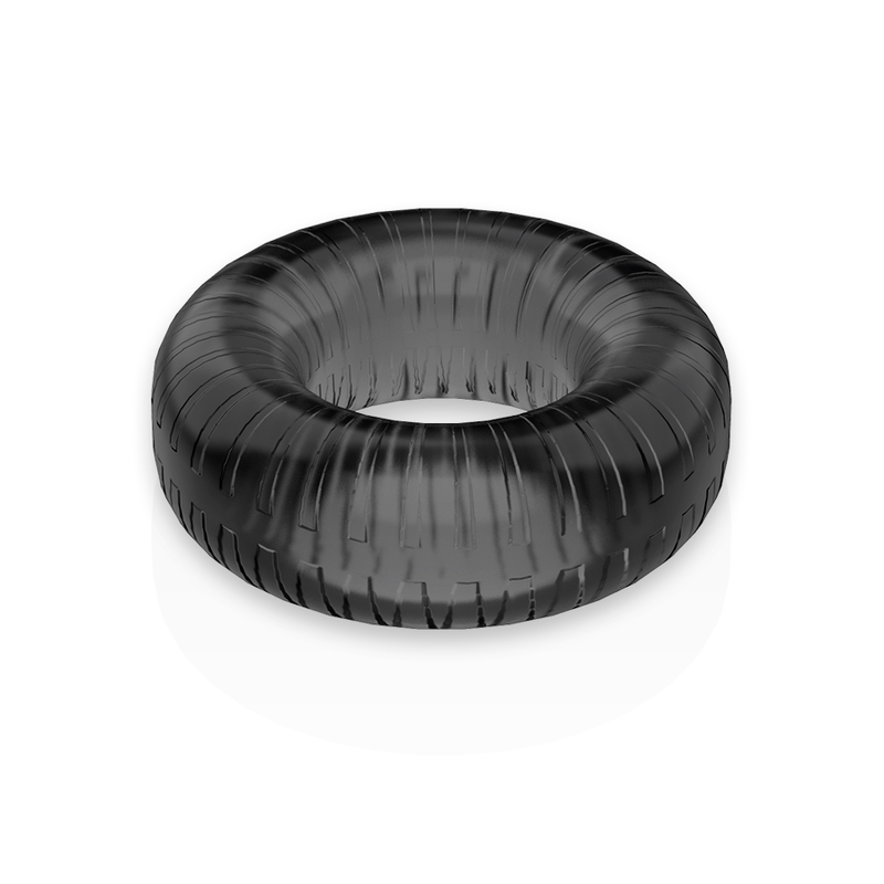 POWERING - ANNEAU PÉNIS SUPER FLEXIBLE ET RÉSISTANT 4,5CM PR07 NOIR - Sensualia
