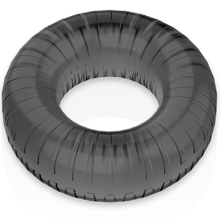 POWERING - ANNEAU PÉNIS SUPER FLEXIBLE ET RÉSISTANT 4,5CM PR07 NOIR - Sensualia