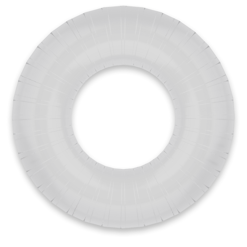 POWERING- ANNEAU PÉNIS SUPER FLEXIBLE ET RÉSISTANT 4,5CM PR07 CLAIR - Sensualia