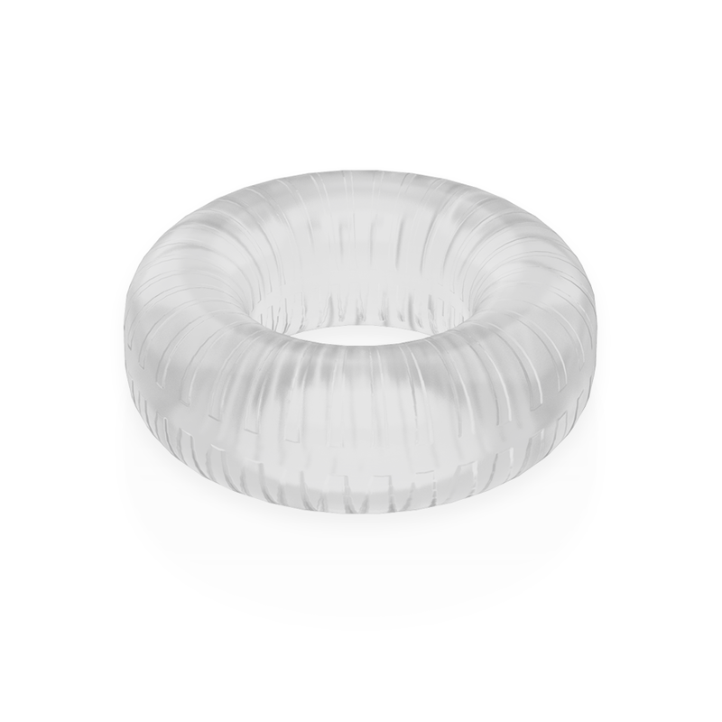 POWERING- ANNEAU PÉNIS SUPER FLEXIBLE ET RÉSISTANT 4,5CM PR07 CLAIR POWERING