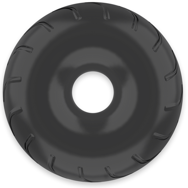 POWERING - ANNEAU PÉNIS SUPER FLEXIBLE ET RÉSISTANT 5CM PR08 NOIR - Sensualia