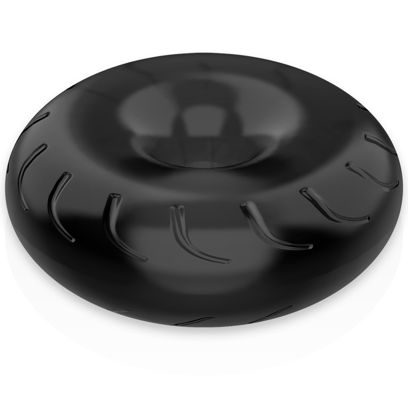 POWERING - ANNEAU PÉNIS SUPER FLEXIBLE ET RÉSISTANT 5CM PR08 NOIR - Sensualia