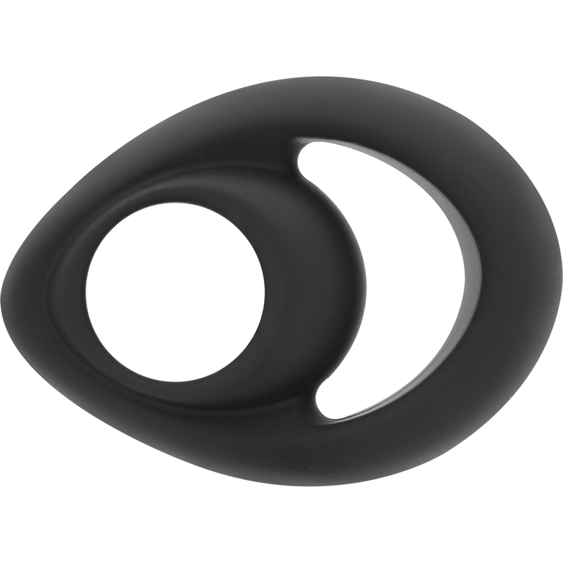 POWERING - ANNEAU PÉNIS ET TESTICULES SUPER FLEXIBLE ET RÉSISTANT PR14 NOIR POWERING