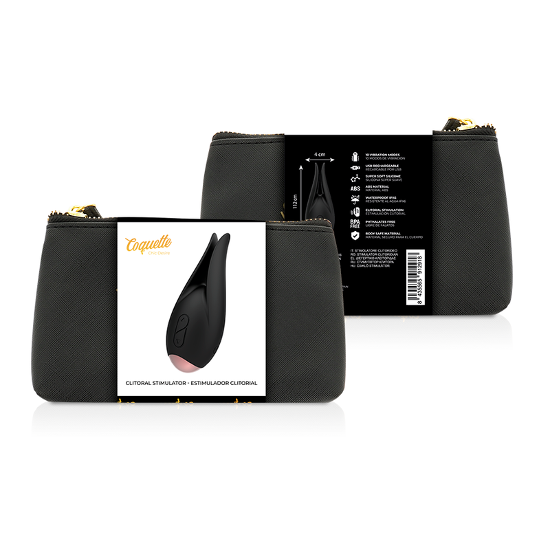 COQUETTE CHIC DESIRE - STIMULATEUR CLITORIAL NOIR / OR - Sensualia