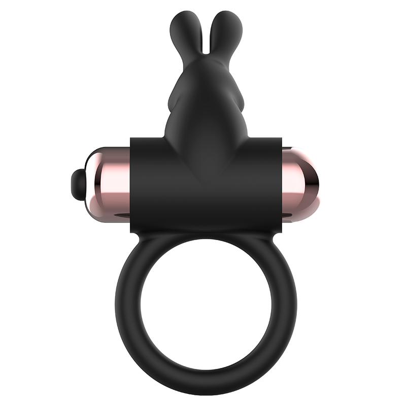 COQUETTE CHIC DESIRE - COCKRING AVEC VIBRATEUR NOIR/ OR - Sensualia