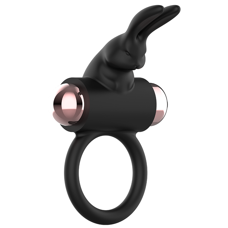 COQUETTE CHIC DESIRE - COCKRING AVEC VIBRATEUR NOIR/ OR - Sensualia