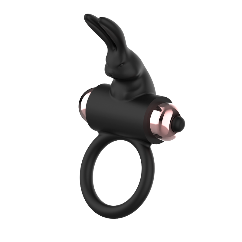 COQUETTE CHIC DESIRE - COCKRING AVEC VIBRATEUR NOIR/ OR - Sensualia