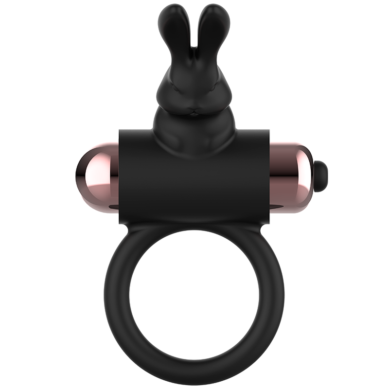 COQUETTE CHIC DESIRE - COCKRING AVEC VIBRATEUR NOIR/ OR - Sensualia